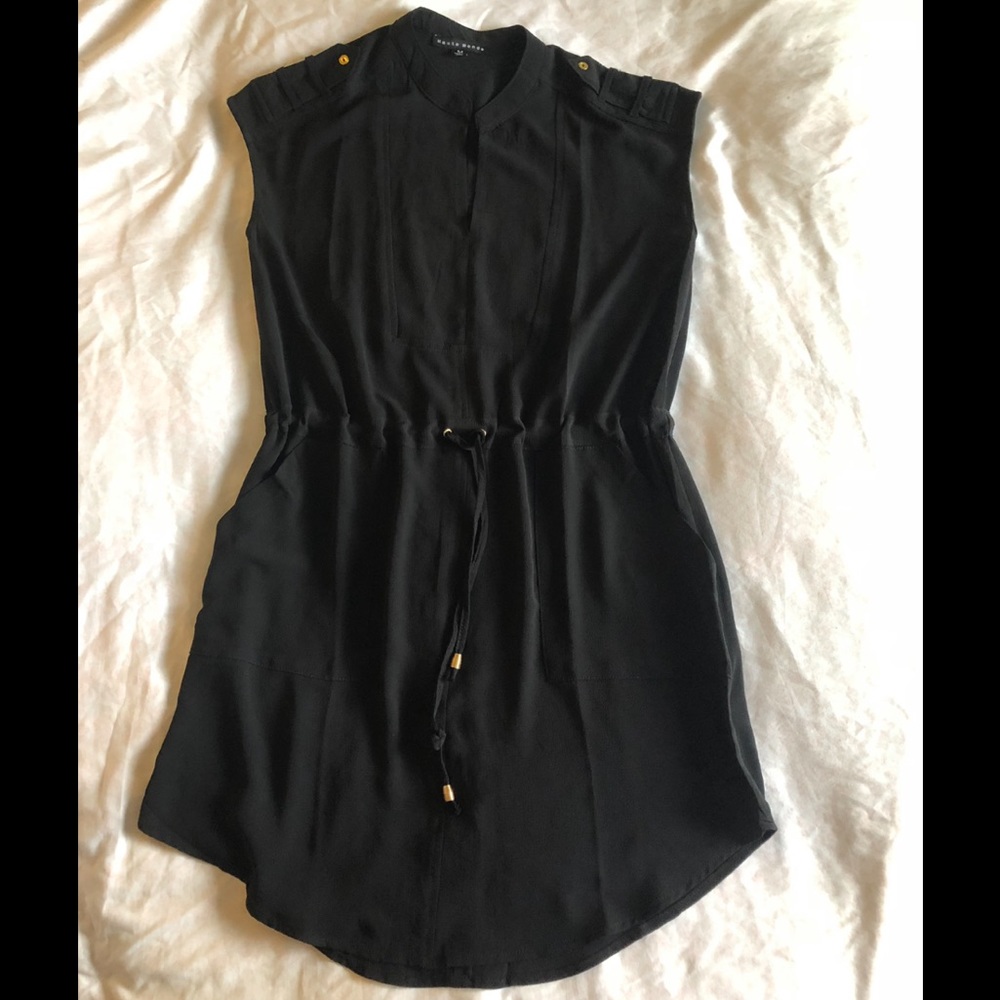 Haute Monde Cinched Waist Tunic Dress